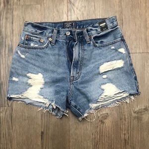NWT Abercrombie High Waisted Shorts